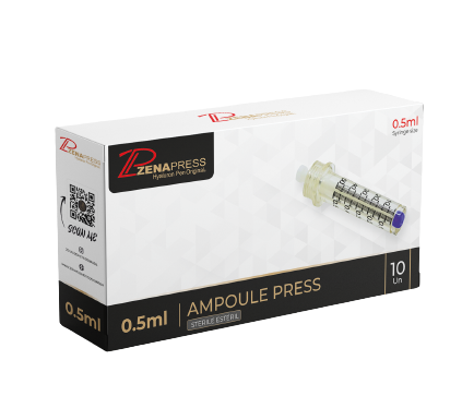 AmpolaPress  0,5ml Ampola Descartável para Caneta Pressurizada ZenaPress (10un)